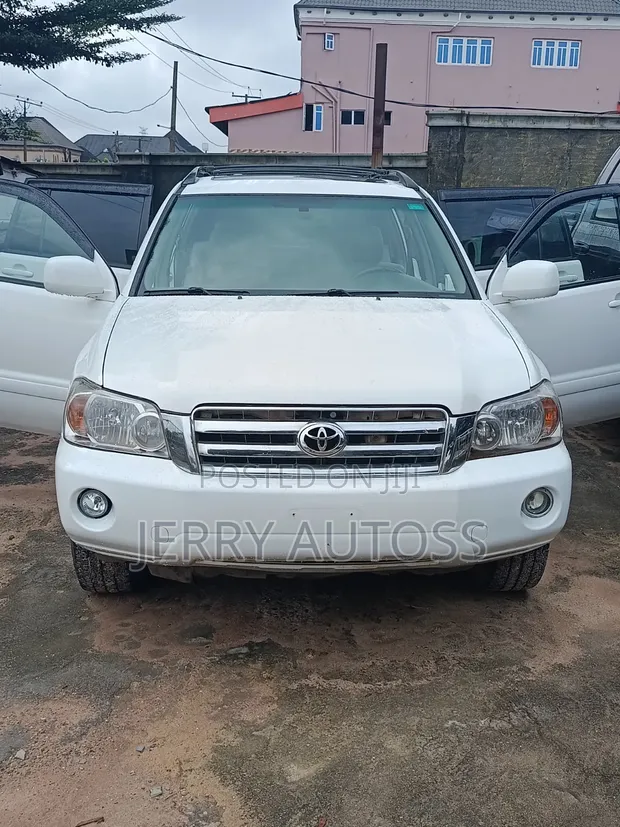 Toyota Highlander 2007 White - 1