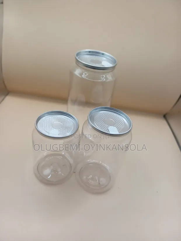 Transparent PET Cans (250ml, 350ml, 500ml) - 1