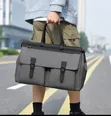 Babban Jakar Duffle Na Gaskiyar Fata Mai Inganci - 2
