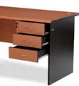 Boss Office Products Executive Desk with 3 Drawers - 1