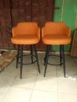 Rotating Metal Bar Stools - Brand New - 2