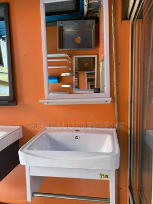 Ideal Brand Washing Hand Basin with Mirror