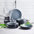 GreenPan Valencia Pro 11-Piece Ceramic Nonstick Cookware Set - Mai Jituwa da Induction - 3