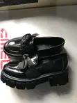 Oliveria Ian Women's Black Leather Loafers - 1