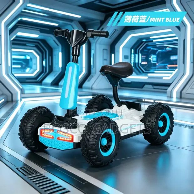 Electric Off-Road Go-Kart - 4-Wheel Ride-On - 1
