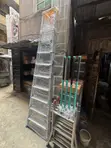 8 Matakan Aluminium A-Frame Ladder Mai Madubin Madubi - 1