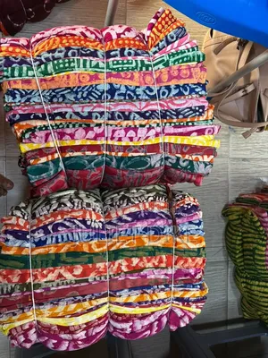 Babban Zane na Batik akan Crepe Adire (Yadi 5)