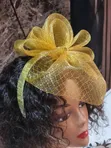 Golden Fascinator - Handmade Headpiece - 2