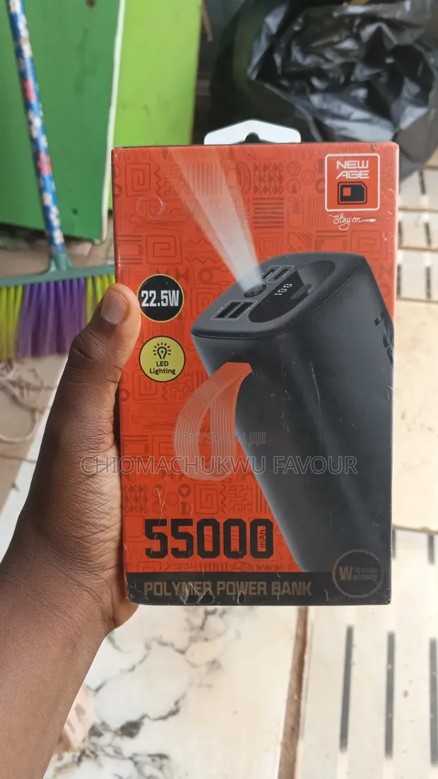 New Age 5500mAh Polymer Power Bank - 1