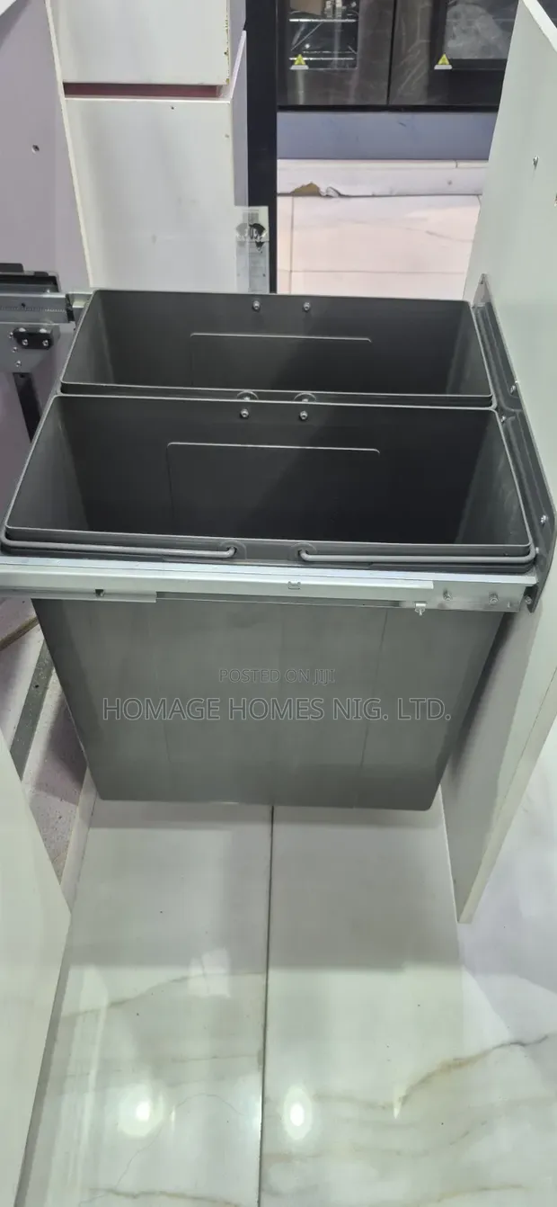 50L Double Cabinet Pull-Out Waste Bin - 1