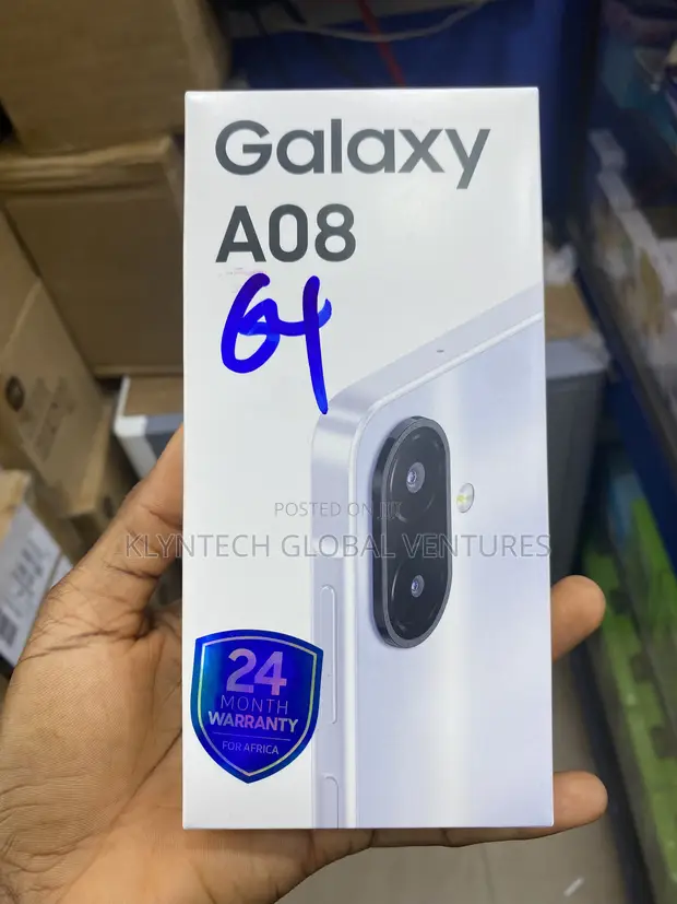 New Samsung Galaxy A08 Silver - 1