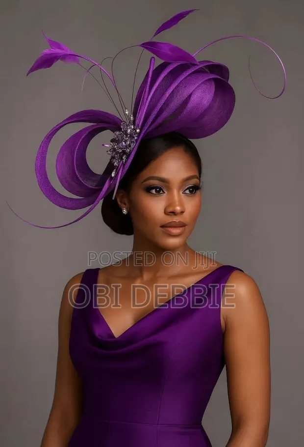 Autogele Fascinator Cap Beret Mai Hannun Sa - 1