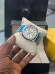 Versace Polished Steel Men's Wrist Watch - 2