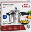 Kanazi 7.5 Litre Aluminium Pressure Cooker - 1