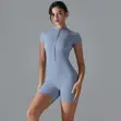 Women's Black Gym Jumpsuit - 2
