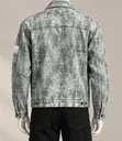 Men's Denim Jacket and Black Cargo Jeans Set - 4