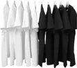 Premium Oversized Cotton Tee - Black/White - 1