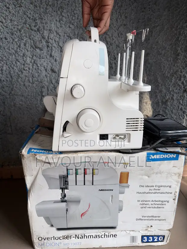 Electric Table Top Weaving Machine - 4 Thread Overlocker - 1