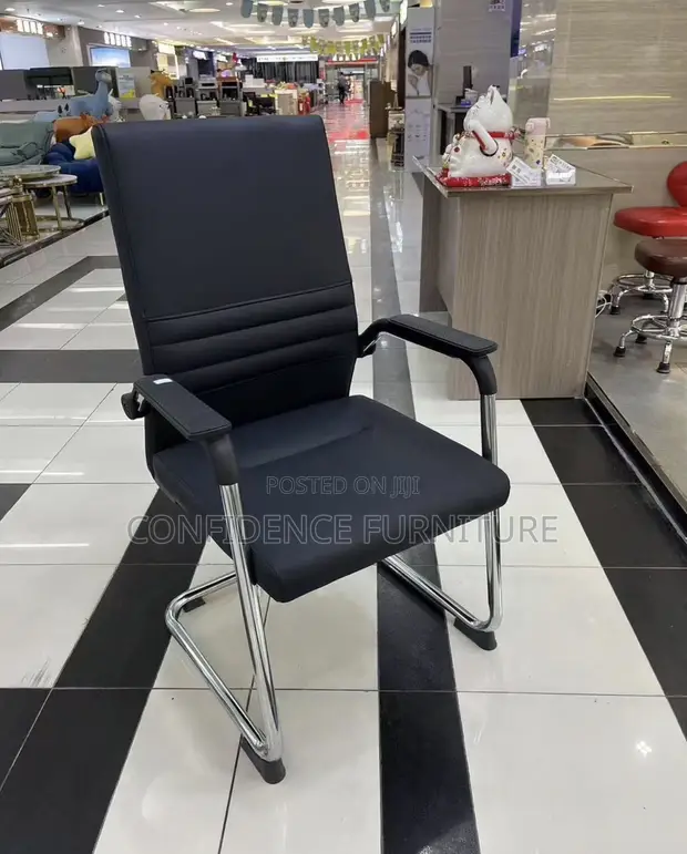 Leather Visitors Chair - 1