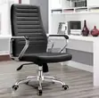 Kujerar Ofis Mai Hannun Karfe da Fata - 2