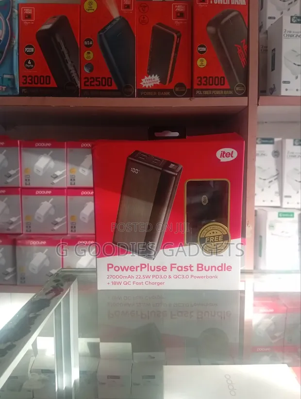 Itel 27000mAh Power Bank - Baki - 1