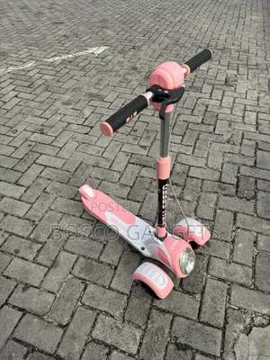3-Wheel Kids Scooter with Free Helmet & Protectors