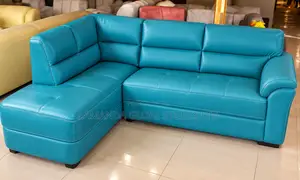 Luxurious Teal Velvet Upholstered Living Room Sofa Set