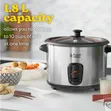 Russell Hobbs 1.8L Stainless Steel Rice Cooker Steamer - 2