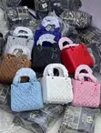 Luxury Designer Ladies Top Handle Handbag - Genuine Leather - 1