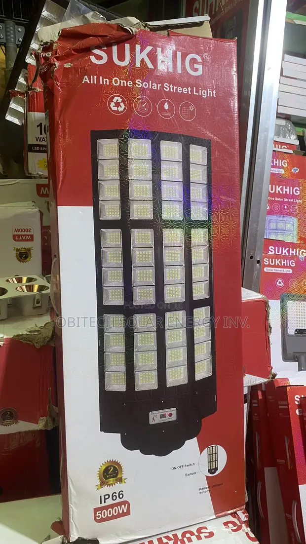 5000W All-in-One Solar Street Light - 1