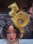 Spiral Gold Fascinator - 2
