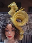 Spiral Gold Fascinator - 3