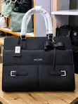 Timeless Quality Office Handbag - Black Genuine Leather - 2