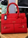 Timeless Quality Office Handbag - Black Genuine Leather - 4