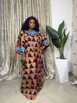 Adire Bubu Dress - Oversized Kaftan - 1