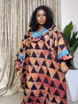 Adire Bubu Dress - Oversized Kaftan - 2
