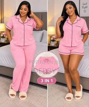 Louis Vuitton 3-in-1 Modal Pyjama Set - Pink