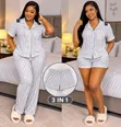 Louis Vuitton 3-in-1 Modal Pyjama Set - Pink - 2