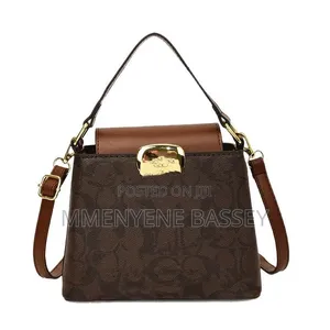 Classy Brown Structured Ladies Handbag