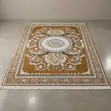 Modern Royal Arabian Turkey Center Rug - 5x7ft - 3