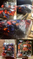 Scrunchies - Shuɗi Cotton/Silk Blend - 4