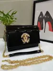 Roberto Cavalli Premium Handbag - Gold Patent Leather - 3