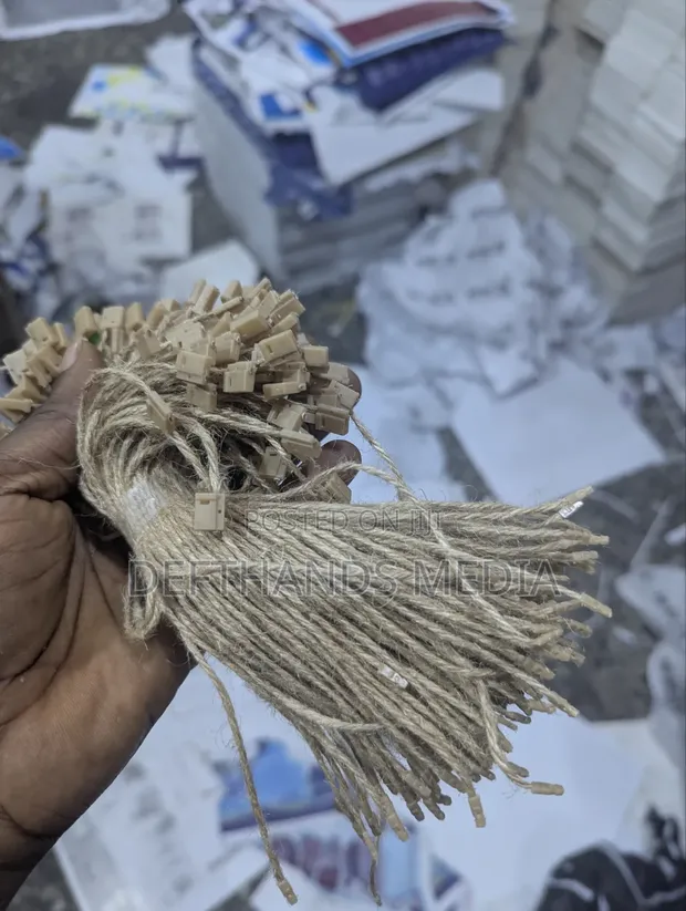 Jute Tag Rope (Hang Tag Rope) - 100pcs - 1