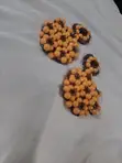 Trendy Sunflower-Styled Beaded Earrings - 2