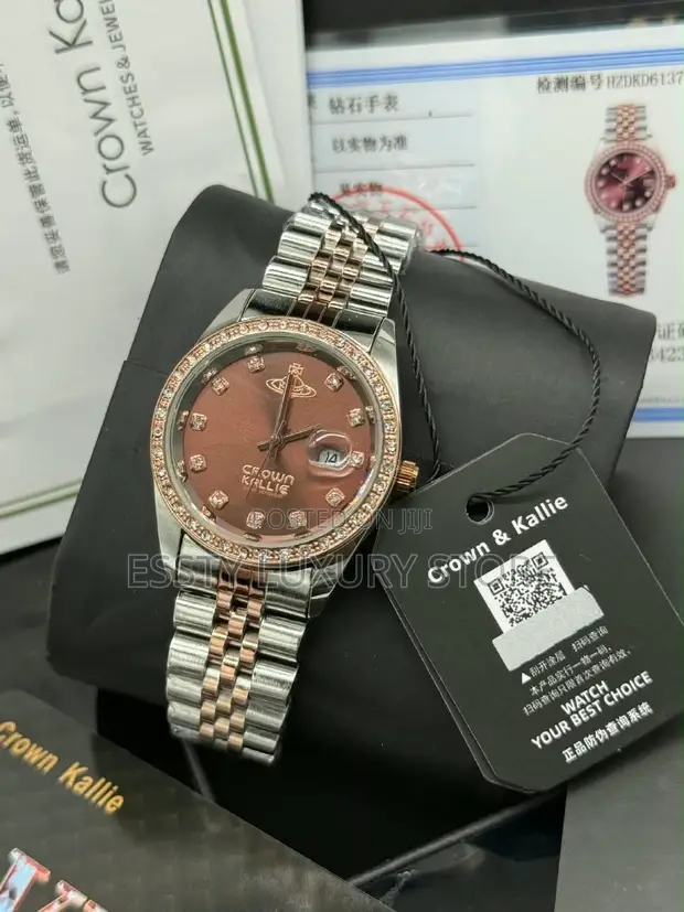 Luxury Crown Kallie Chain Wristwatch - Brand New - 1