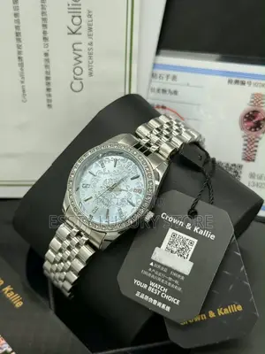 Luxury Crown Kallie Chain Wristwatch - Brand New