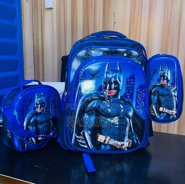3-in-1 School Bag Set - Blue - 1