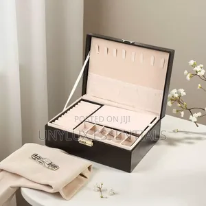 Luxury Leather Jewelry Storage Box