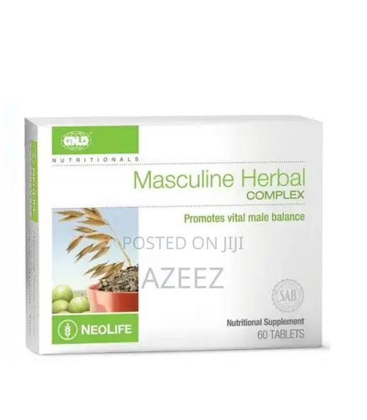 Masculine Herbal Complex - Men's Energy & Vitality (60 Tablets) - 1