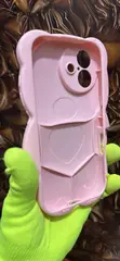 Kyautar Teddy Pink Mai Kyau don iPhone 16 - 2